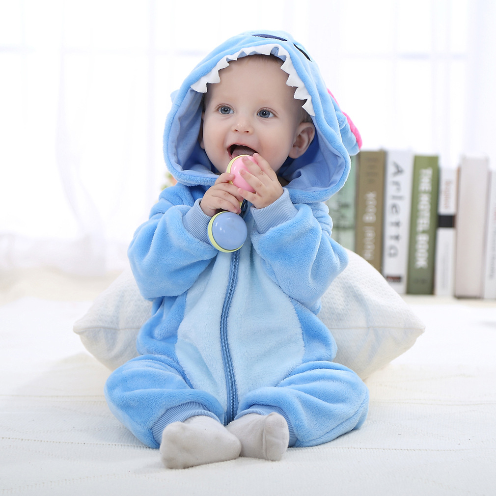 Spiderman Jumpsuit Kids - Baby Rompers Kids Cosplay Winter Flannel