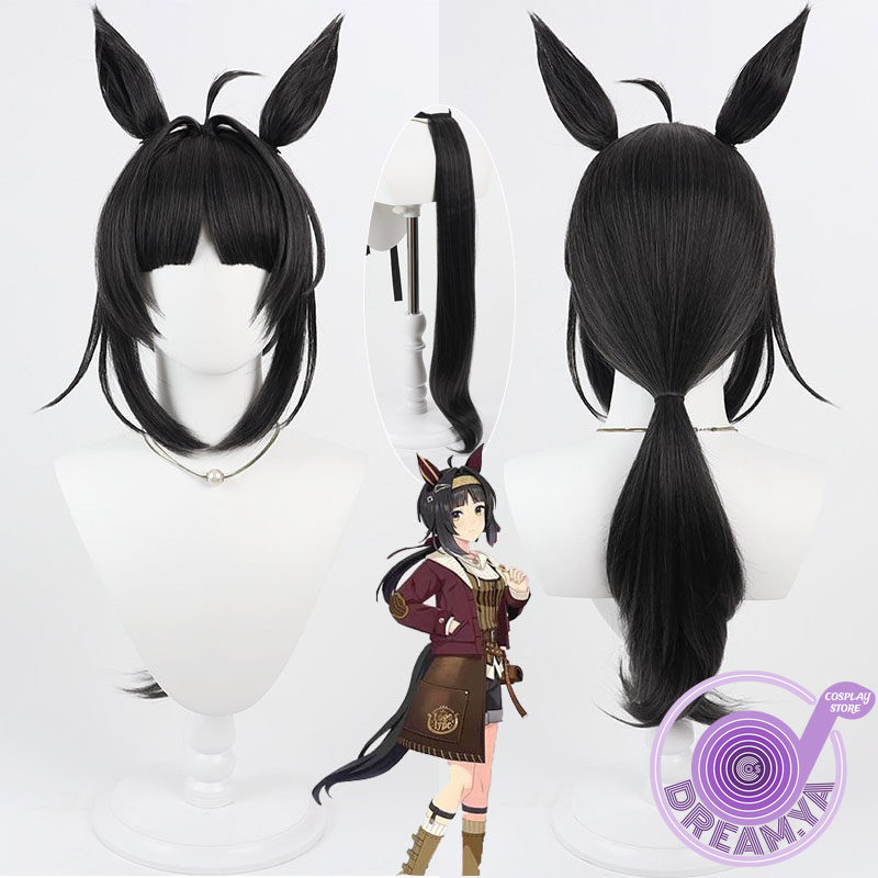 Anime Cosplay Wig Heat Resistant - Logotype Cosplay Wig Uma Musume Pretty