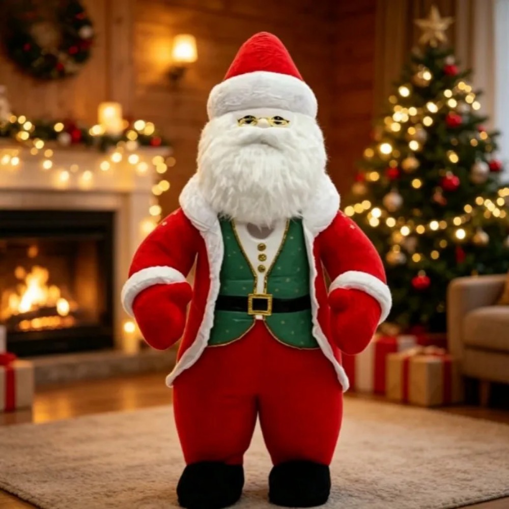 Costumes - Inflatable Santa Claus Mascot Costume Adult