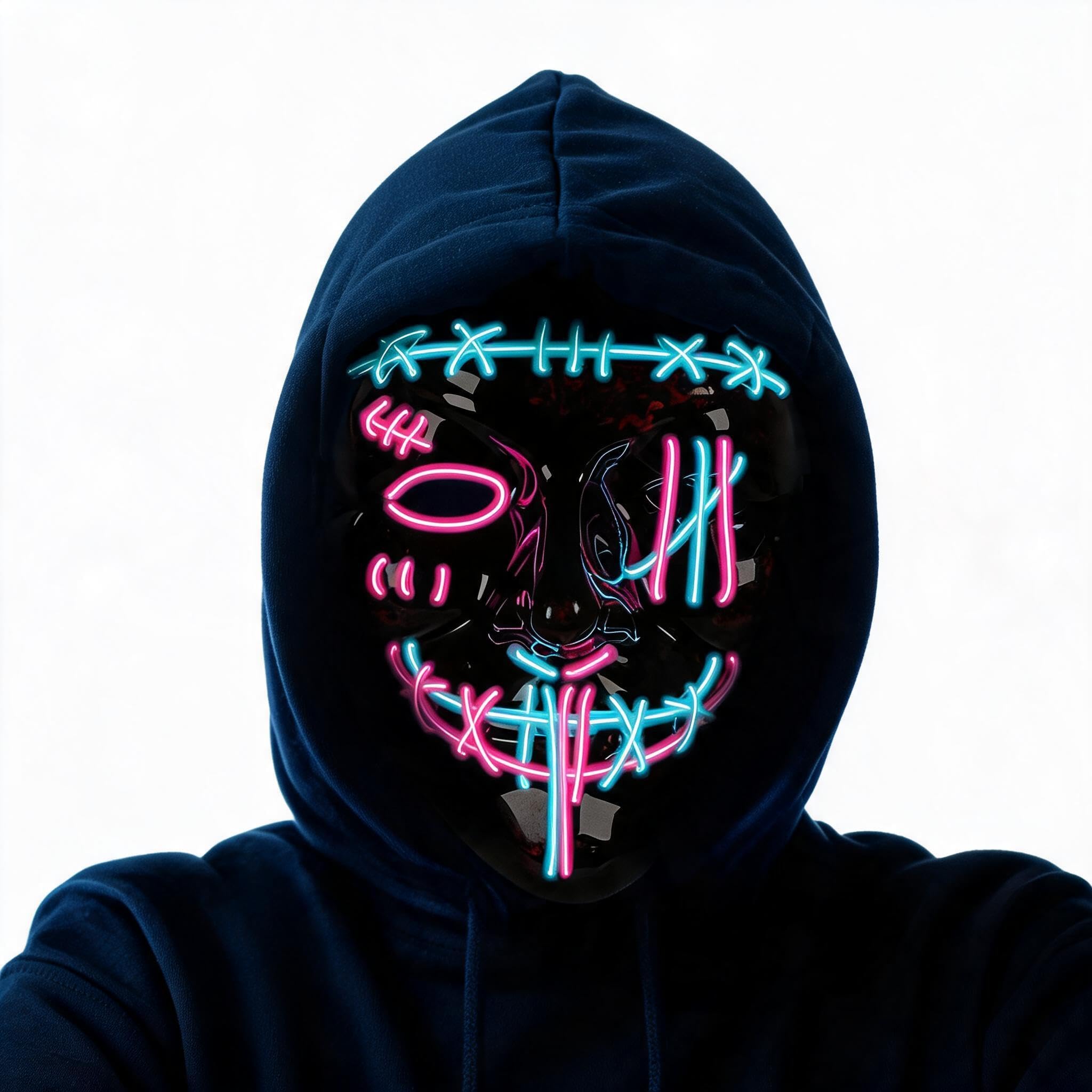 3 PACK Halloween Scary Mask LE - огляд і ціна Led Purge Mask Halloween
