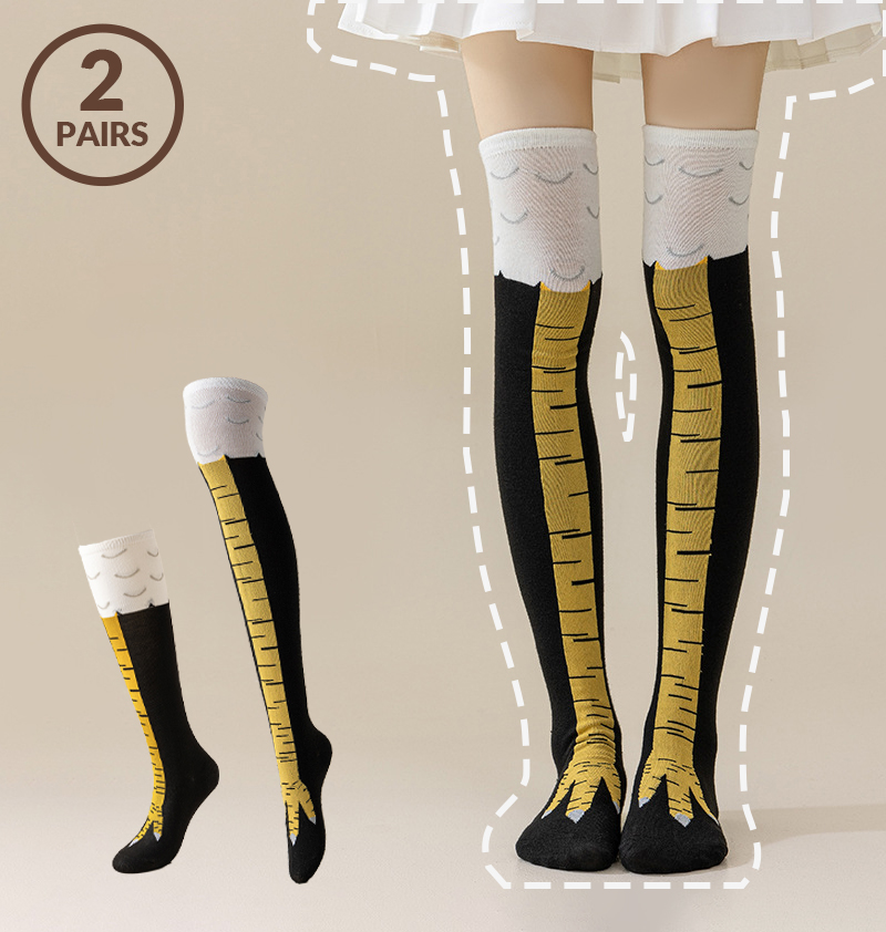 1/2paris Men Funny 3D Chicken  - огляд і ціна Funny Chicken Leg Socks
