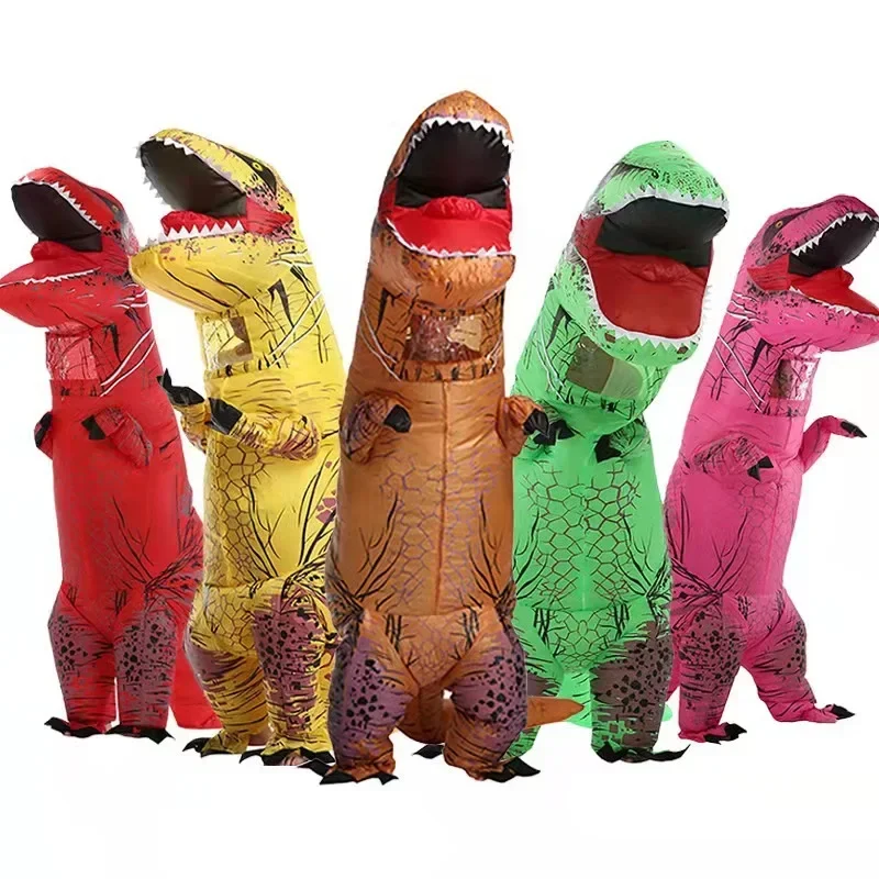 Tyrannosaurus rex inflatable c - огляд і ціна Inflatable Dinosaur Costume Adult