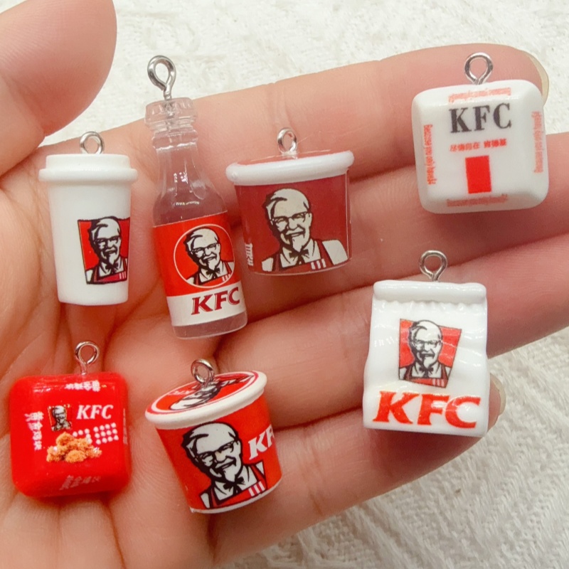 10pcs cartoon resin food bag k - огляд і ціна Novelty Gifts