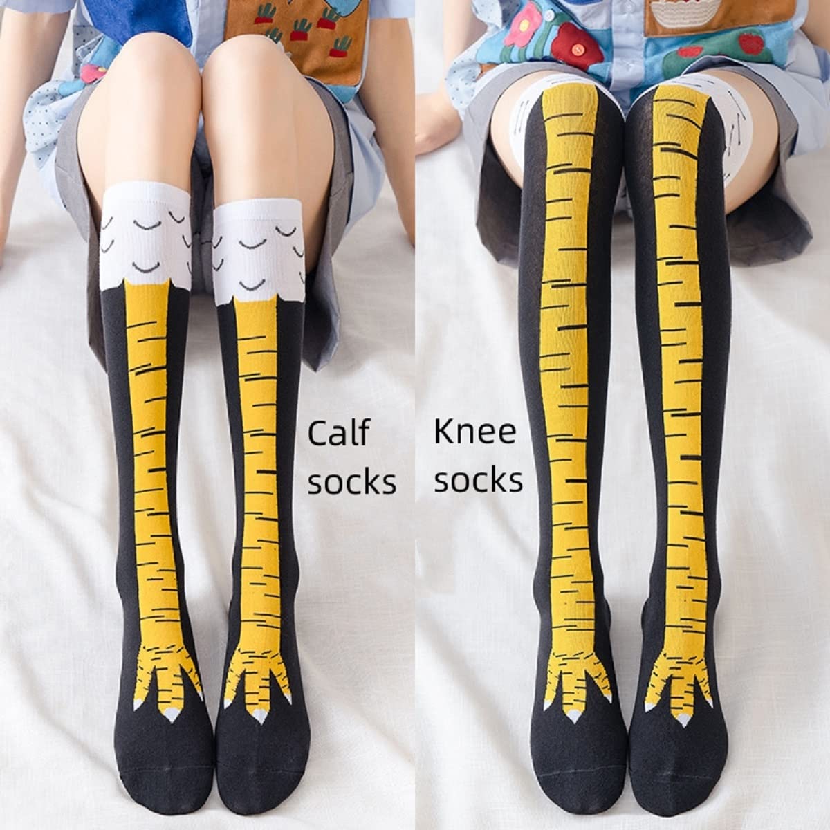 Women Thigh High Stockings Chi - огляд і ціна Funny Chicken Leg Socks