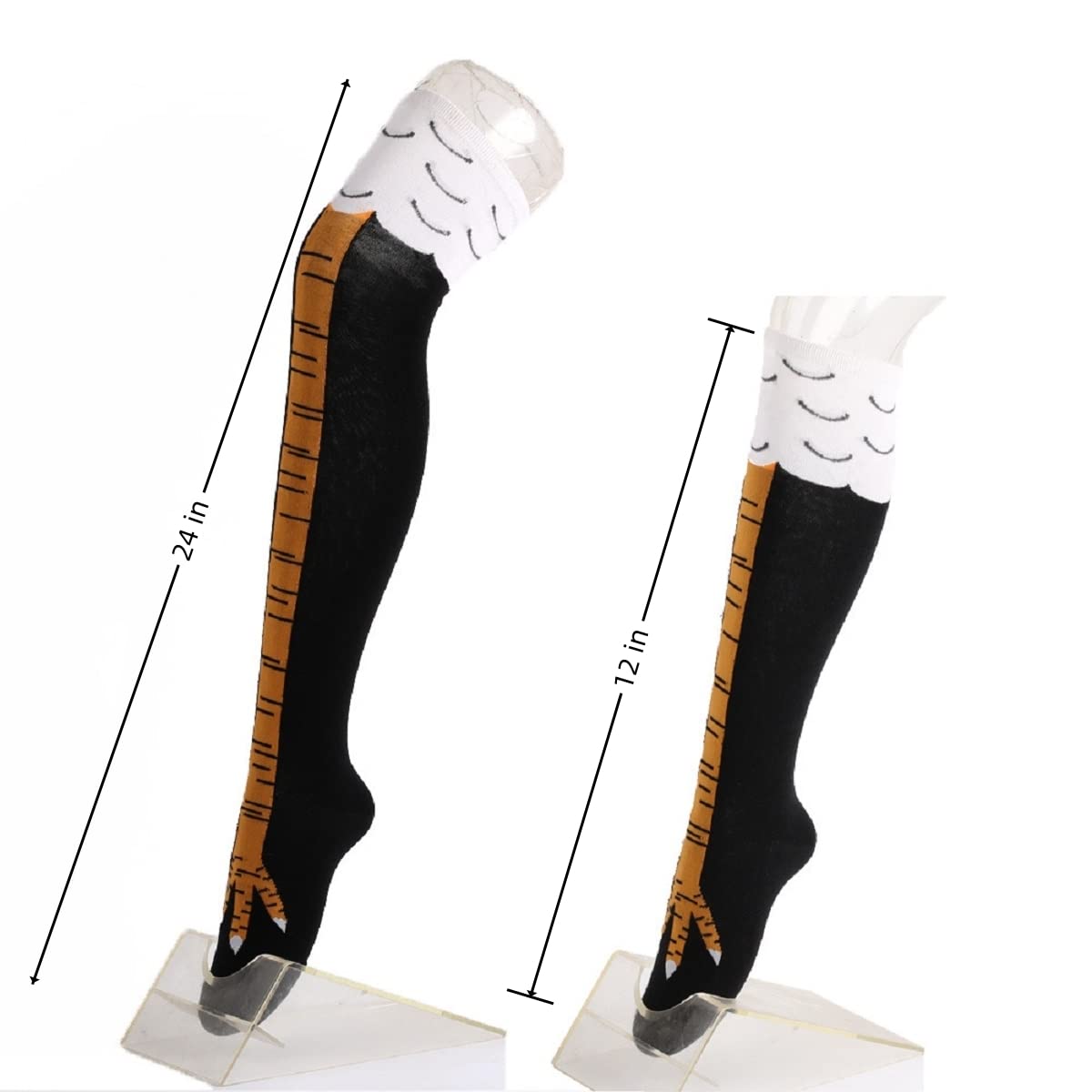 Women Thigh High Stockings Chi - огляд і ціна Funny Chicken Leg Socks