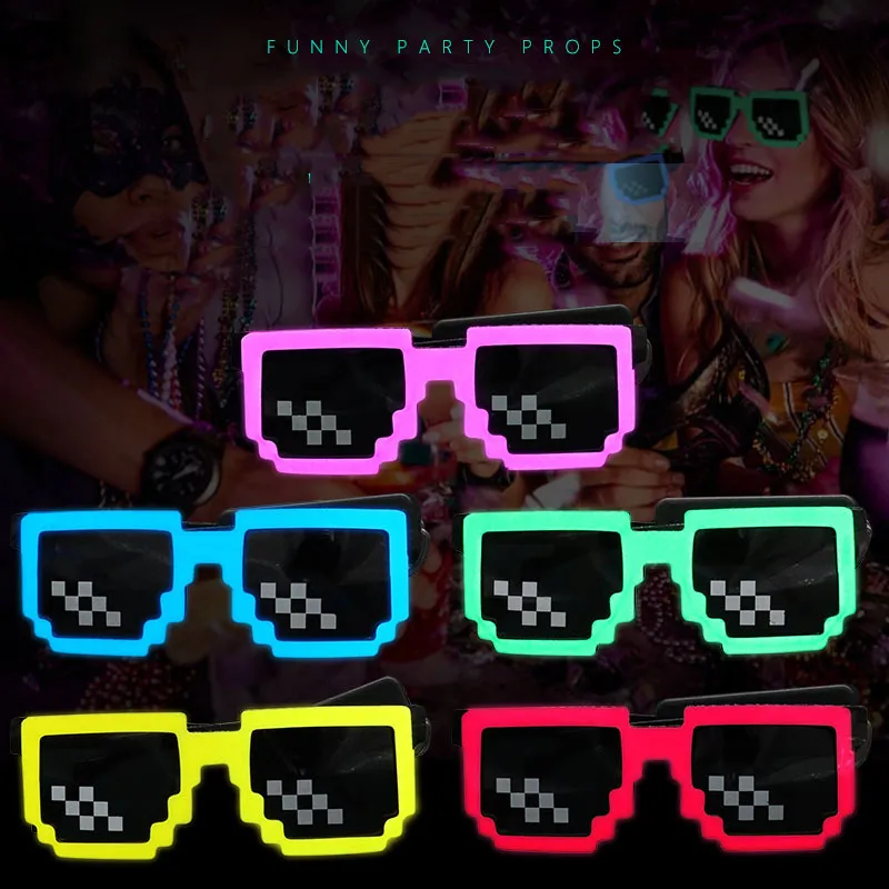 Wireless LED Light Up Glasses  - огляд і ціна Glow In The Dark Party Glasses