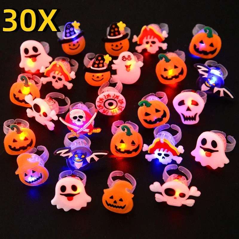 Halloween Luminous Rings Creat - огляд і ціна Glow In The Dark Party Glasses