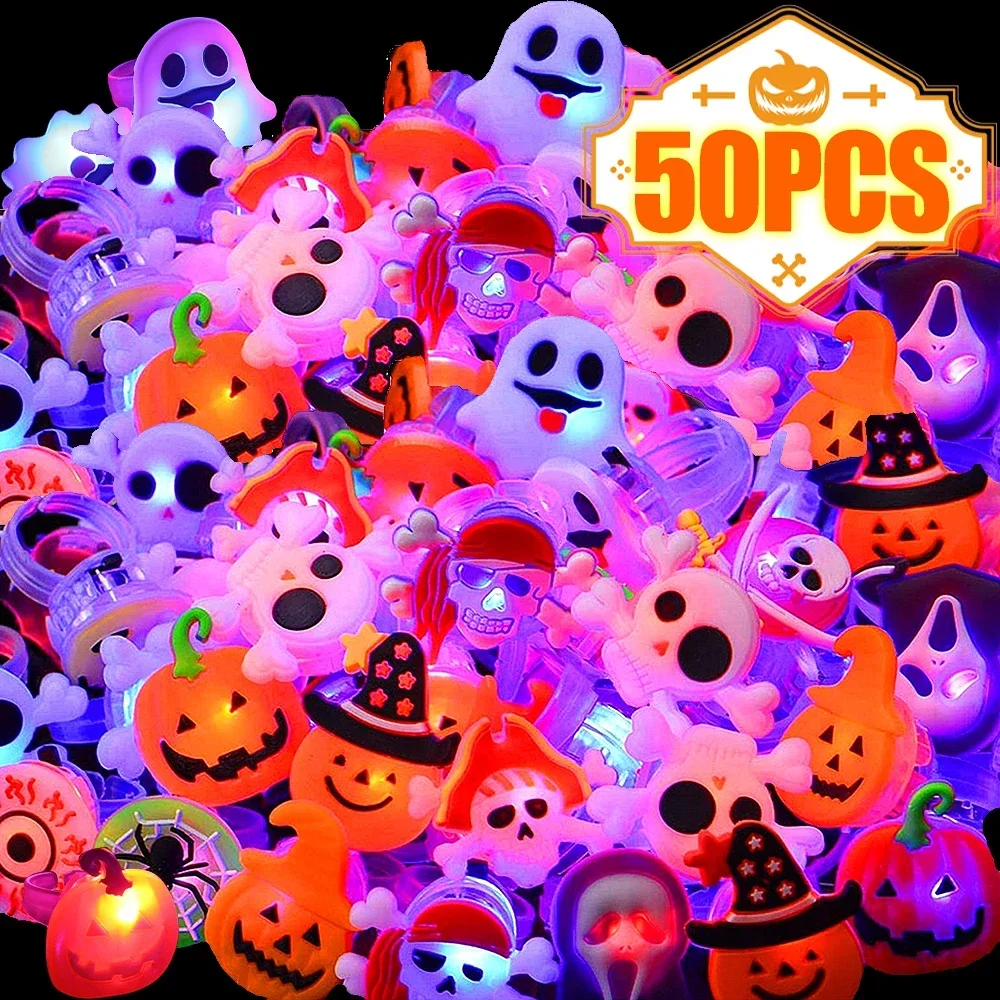 Halloween Luminous Rings Creat - огляд і ціна Glow In The Dark Party Glasses