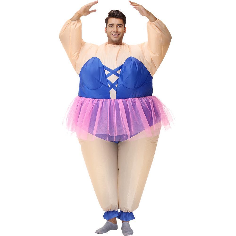 Hot Adult Blue Purple Ballet D - огляд і ціна Inflatable Dinosaur Costume Adult
