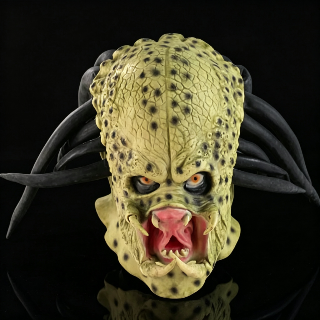 Realistic Predator Full Head M - огляд і ціна Latex Alien Mask Realistic