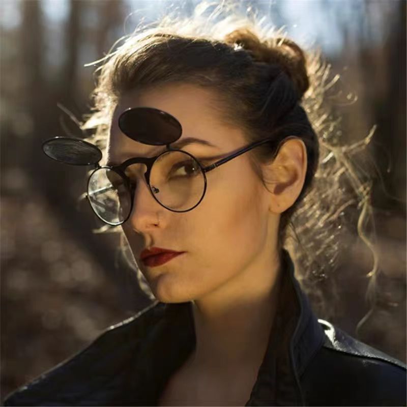 Retro Steampunk Red Round Sung - огляд і ціна Glow In The Dark Party Glasses