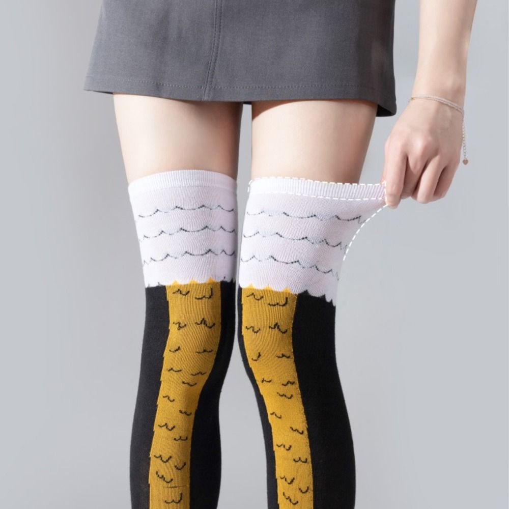 Novelty Cotton High Tube Chick - огляд і ціна Funny Chicken Leg Socks