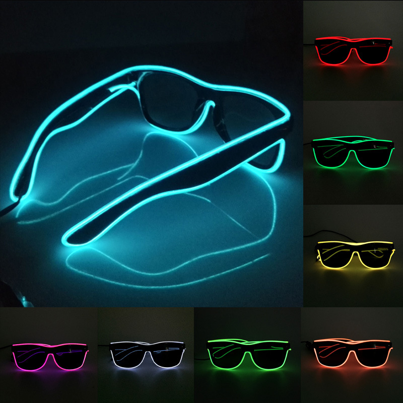 NEW Led Glasses Lights Rave Pa - огляд і ціна Glow In The Dark Party Glasses