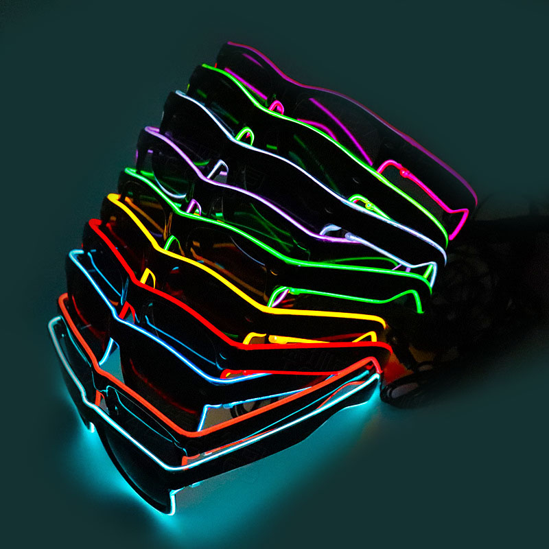 NEW Led Glasses Lights Rave Pa - огляд і ціна Glow In The Dark Party Glasses