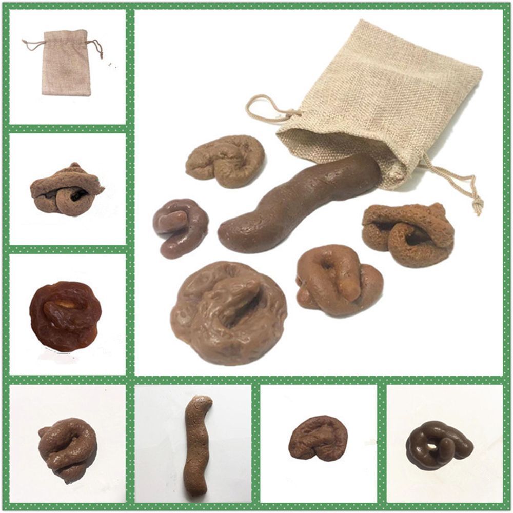 6Pcs Turd Tricky  Fool's Holid - огляд і ціна Fake Poop Gag Gift