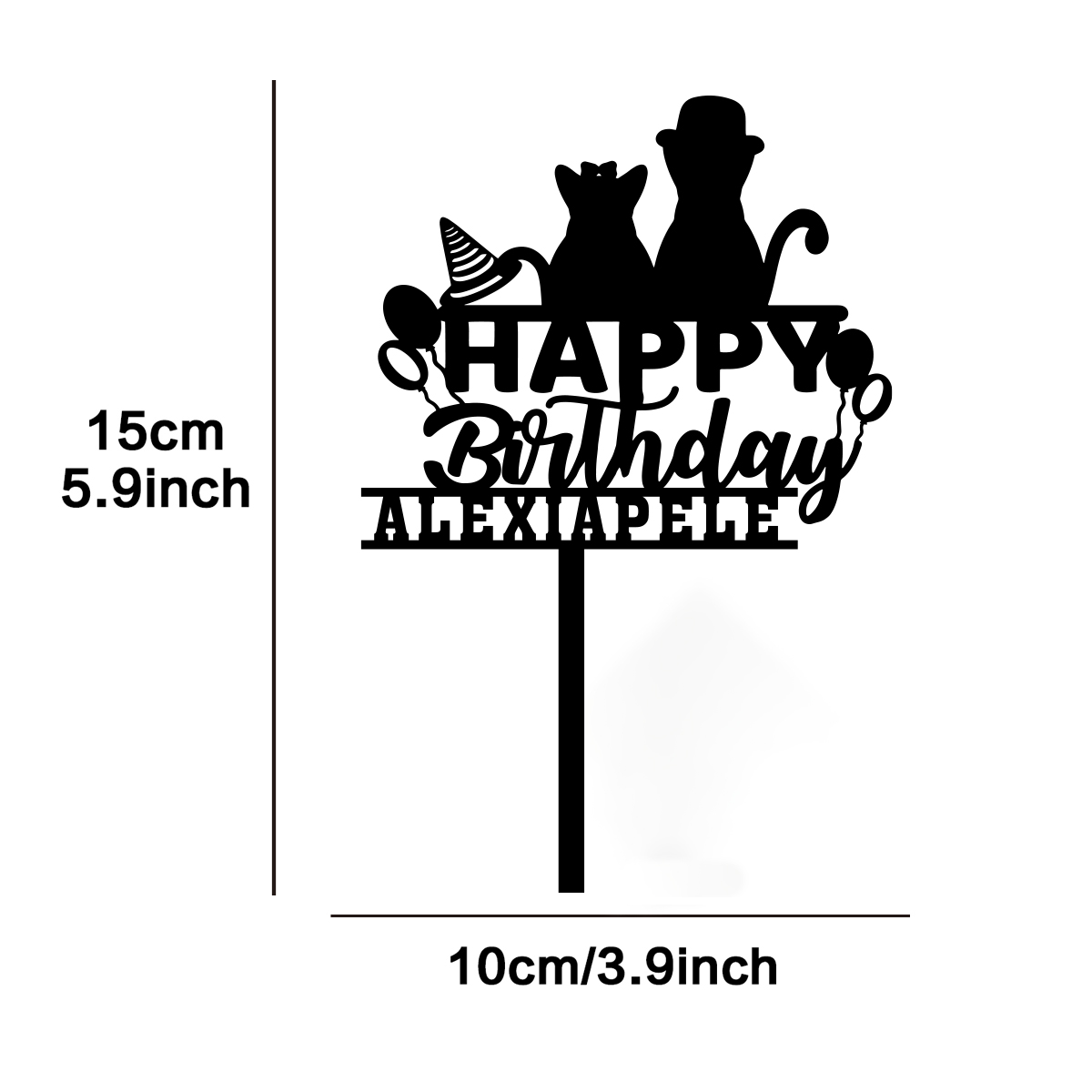 1PC Diy Birthday wishes full o - огляд і ціна Party Supplies