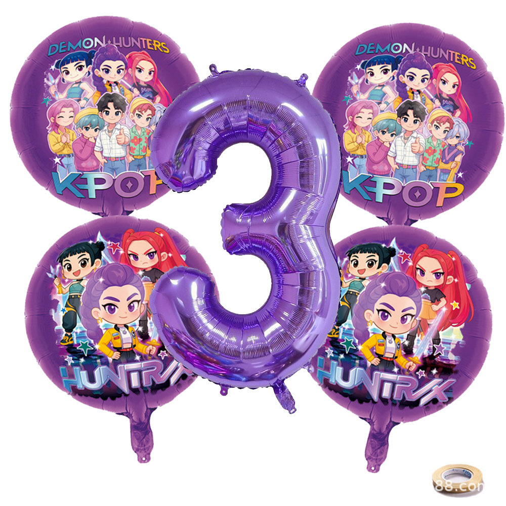 K P Foil Balloon Set Girl Grou - огляд і ціна Party Supplies