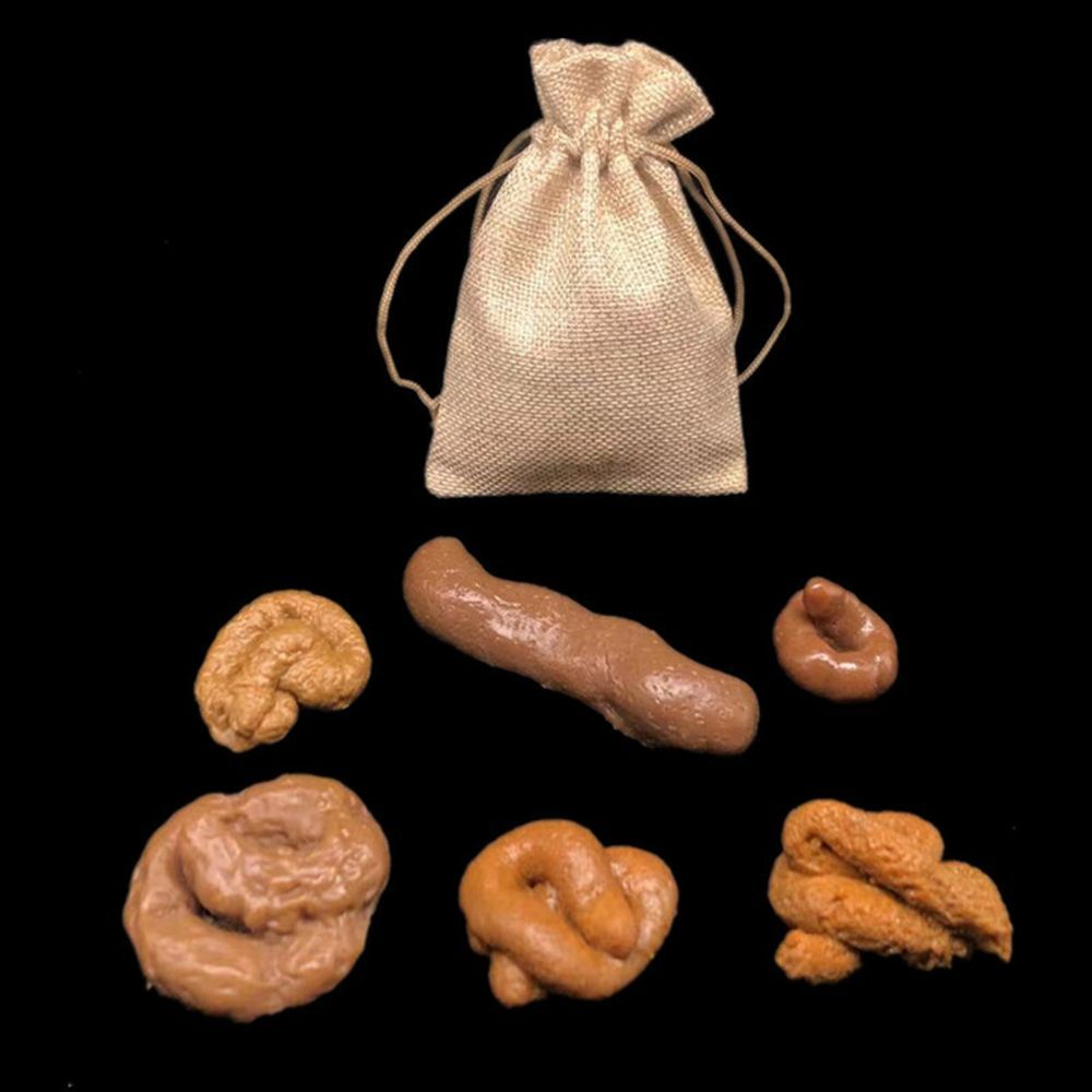 6Pcs Joke Tricky Toys Gadget S - огляд і ціна Fake Poop Gag Gift