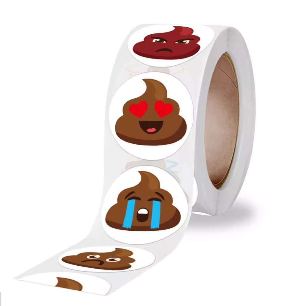 100-500pcs Funny Poop Cartoon  - огляд і ціна Prank Toys