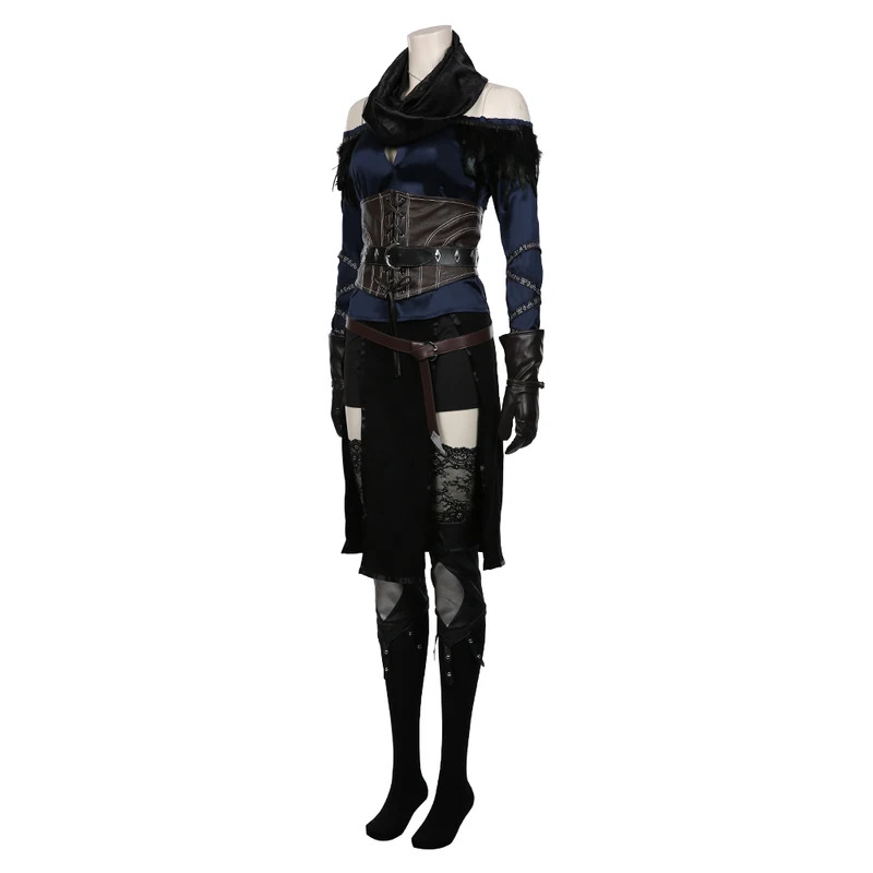 Yennefer Cosplay Fantasia Cost - огляд і ціна Medieval Renaissance Dress Women