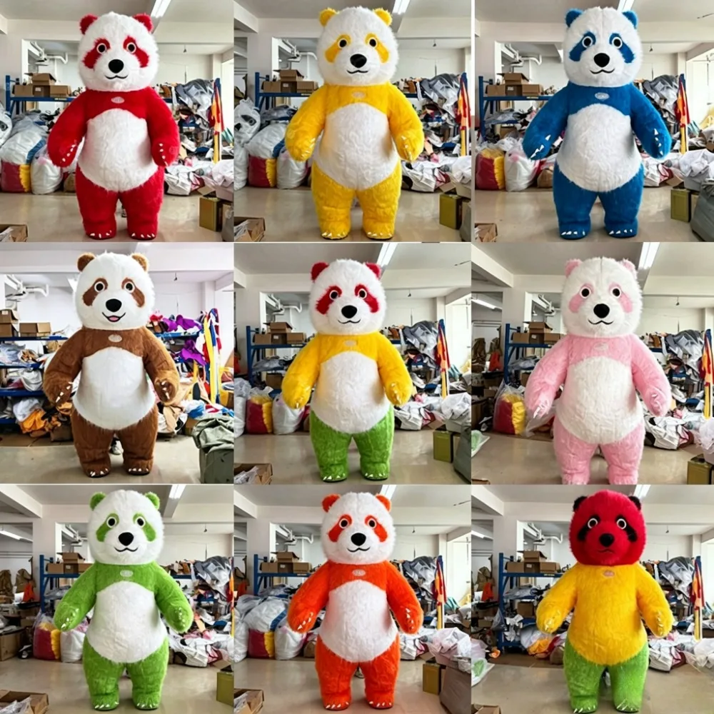 Colorful Giant Panda Inflatabl - огляд і ціна Costumes