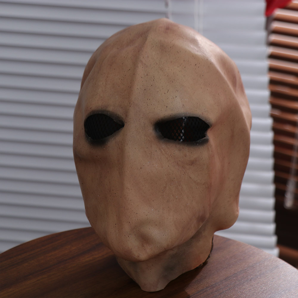Faceless Man Halloween Slender - огляд і ціна Latex Alien Mask Realistic