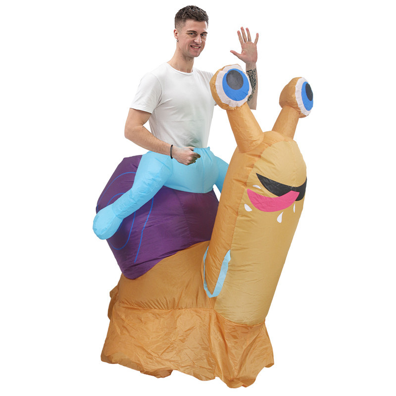 Riding Snail Inflatable Costum - огляд і ціна Costumes