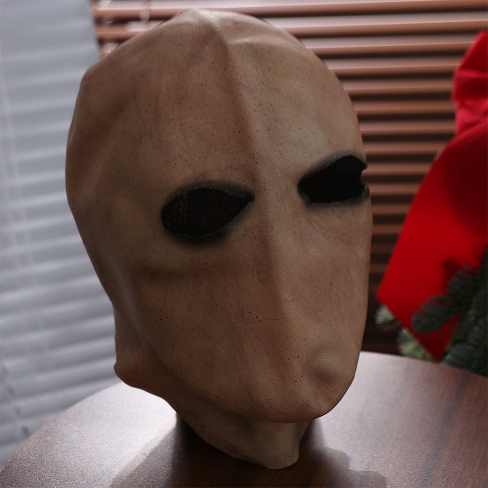 Faceless Man Halloween Slender - огляд і ціна Latex Alien Mask Realistic