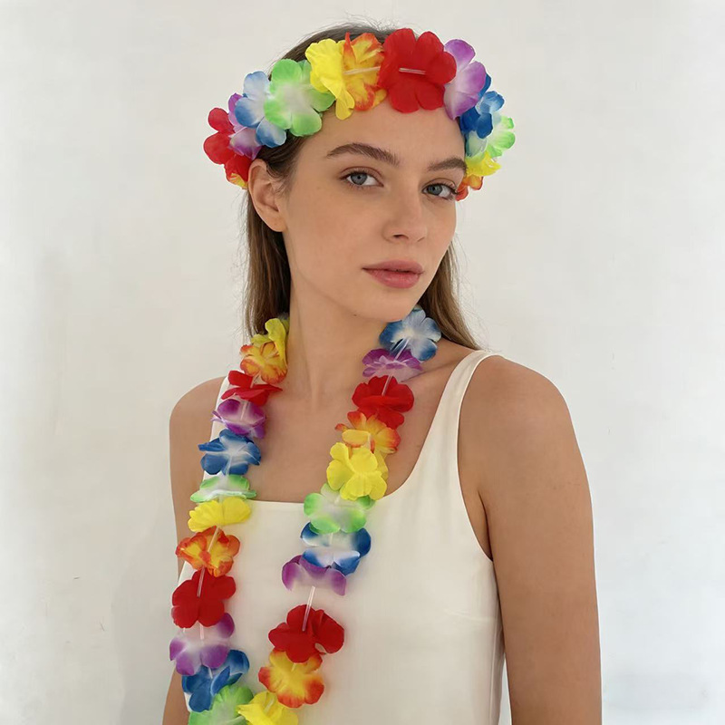 105cm Hawaiian Flower Leis Gar - огляд і ціна Glow In The Dark Party Glasses