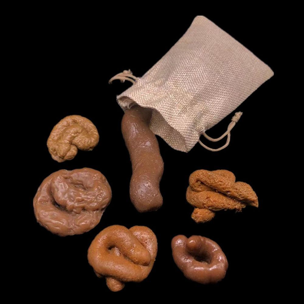 6Pcs Joke Tricky  Antistress G - огляд і ціна Fake Poop Gag Gift