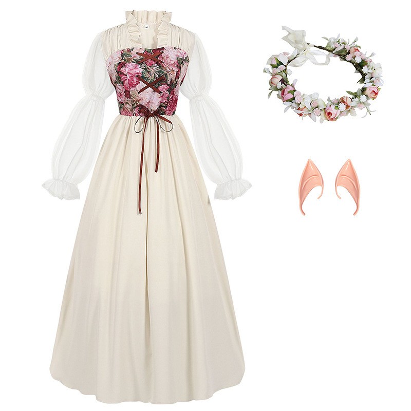 Renaissance Style Corset Waist - огляд і ціна Medieval Renaissance Dress Women