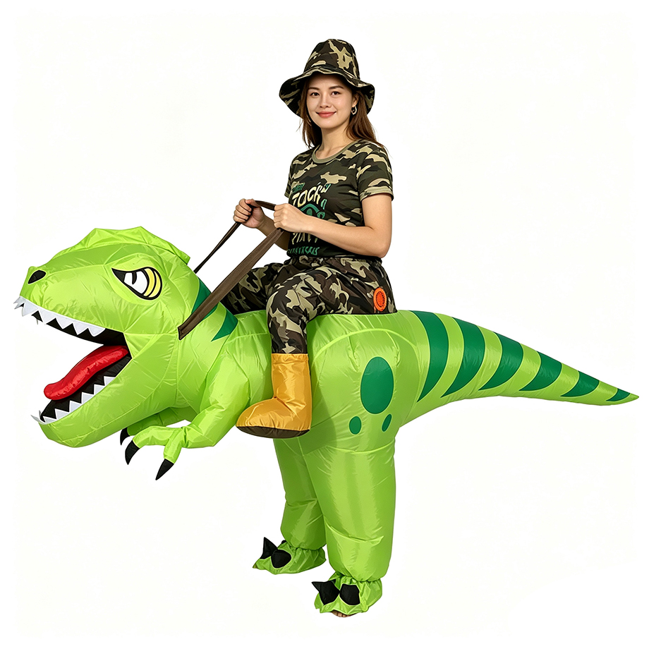 Inflatable T Rex Dinosaur Cost - огляд і ціна Inflatable Dinosaur Costume Adult