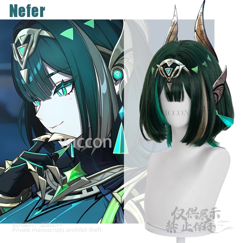 Anime Game Genshin Impact New  - огляд і ціна Anime Cosplay Wig Heat Resistant