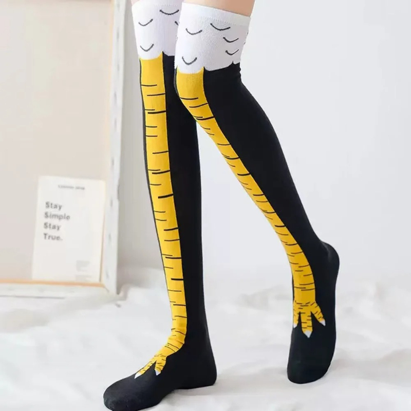Chicken Paws Feet Long Socks W - огляд і ціна Funny Chicken Leg Socks