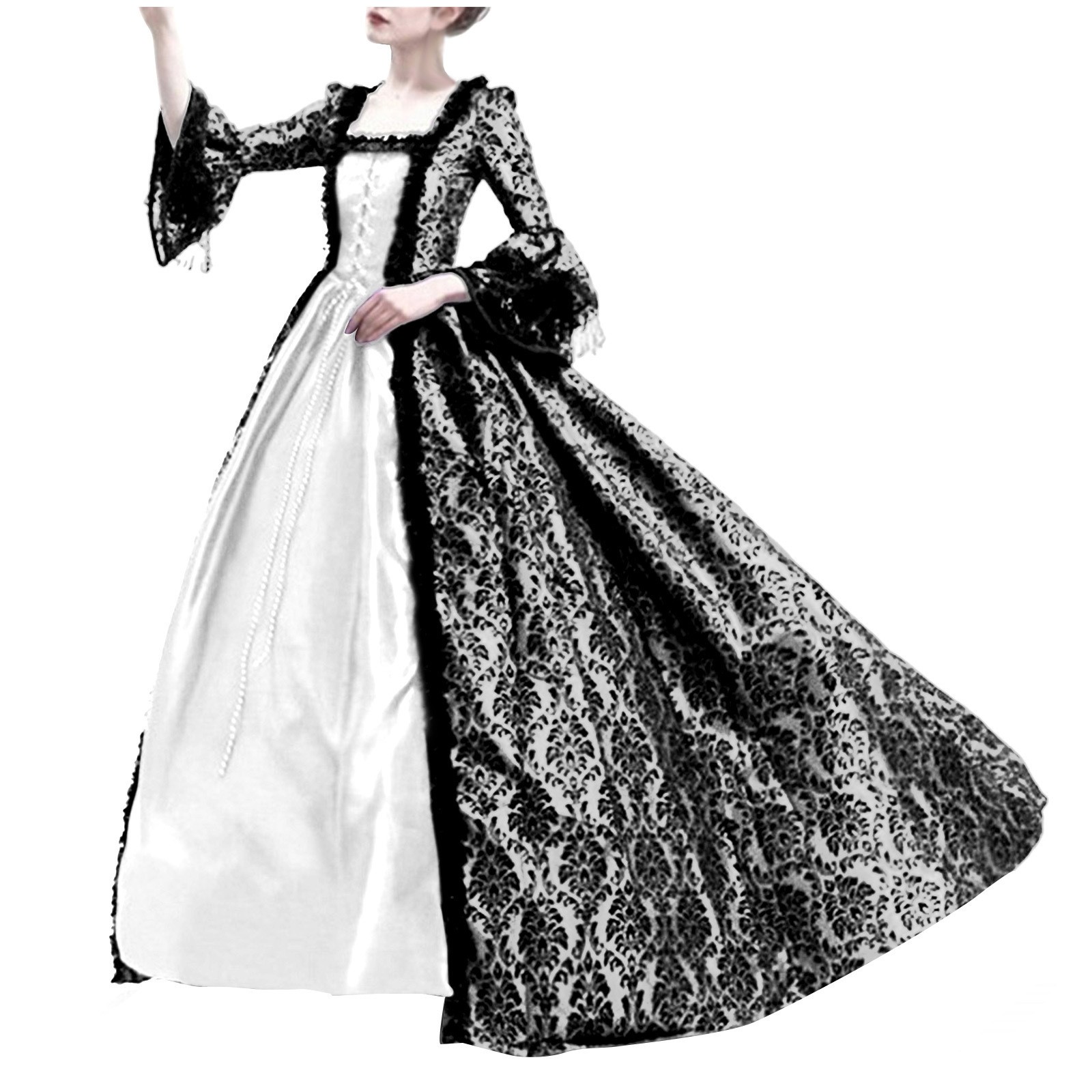 Halloween Cosplay Palace Women - огляд і ціна Medieval Renaissance Dress Women