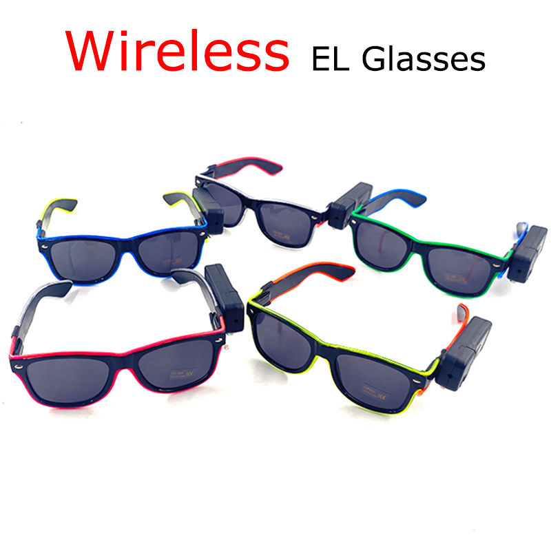 Wireless Cool LED Sunglasses f - огляд і ціна Glow In The Dark Party Glasses